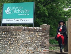 Claire by sign for University of Chichester